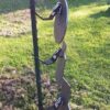 Hang Fast T Post target hangers mounting multiple AR 500 steel targets on a single T Post
