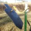 Standard hanger 5 inch bolt mount on 66% IPSC target plate extreme angle