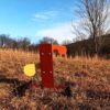 Hang Fast 2 Plate All Terrain Swinging Target   AR500 Steel